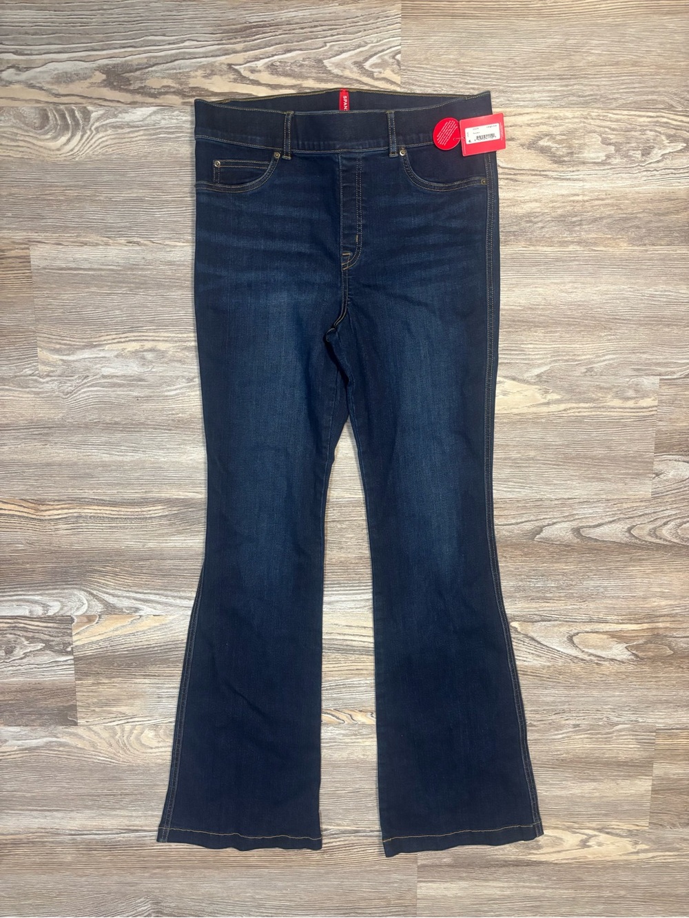 NWT Spanx Flare Jeans Midnight Shade - L